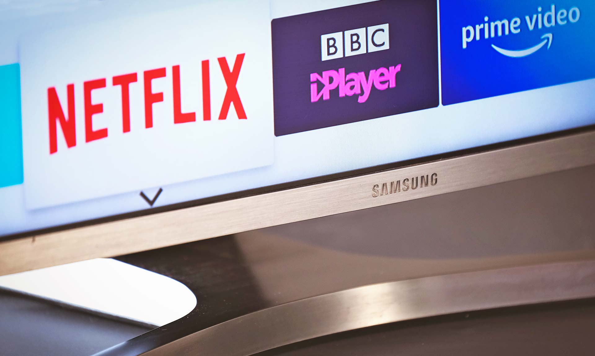 Screen with Streaming Apps Screen with Streaming Apps